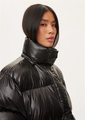 Active hood jakke Black Pearl Oval Square 